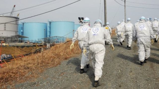 IAEA-Leute am Standort Fukushima IAEA-Leute am Standort Fukushima